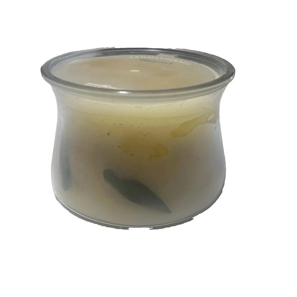 Bath and Body Works Aromatherapy Serenity Candle 16oz Cedarwood Clary 2490C16